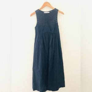 Susana Monaco‎ Navy Sleeveless Cotton Maxi Dress